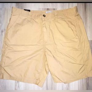 Ocean Coast Khaki Color Shorts - Length 9”  
Waist 38